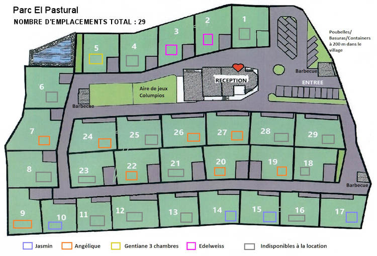 Plan du Parc El Pastural